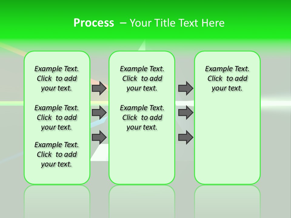Glass Prism Splitting White Light PowerPoint Template