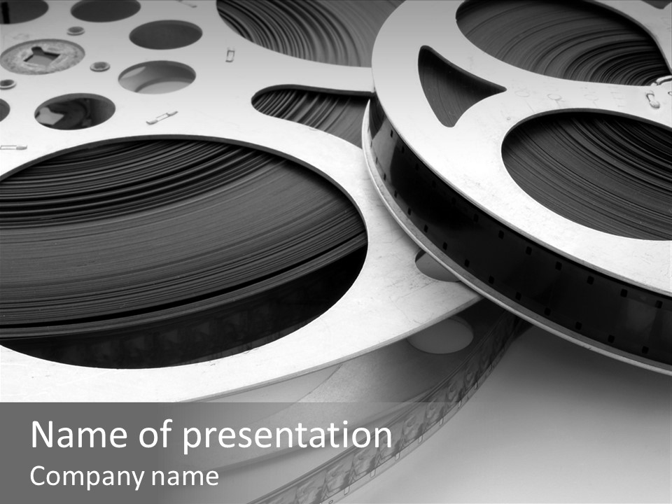 Film Spools PowerPoint Template