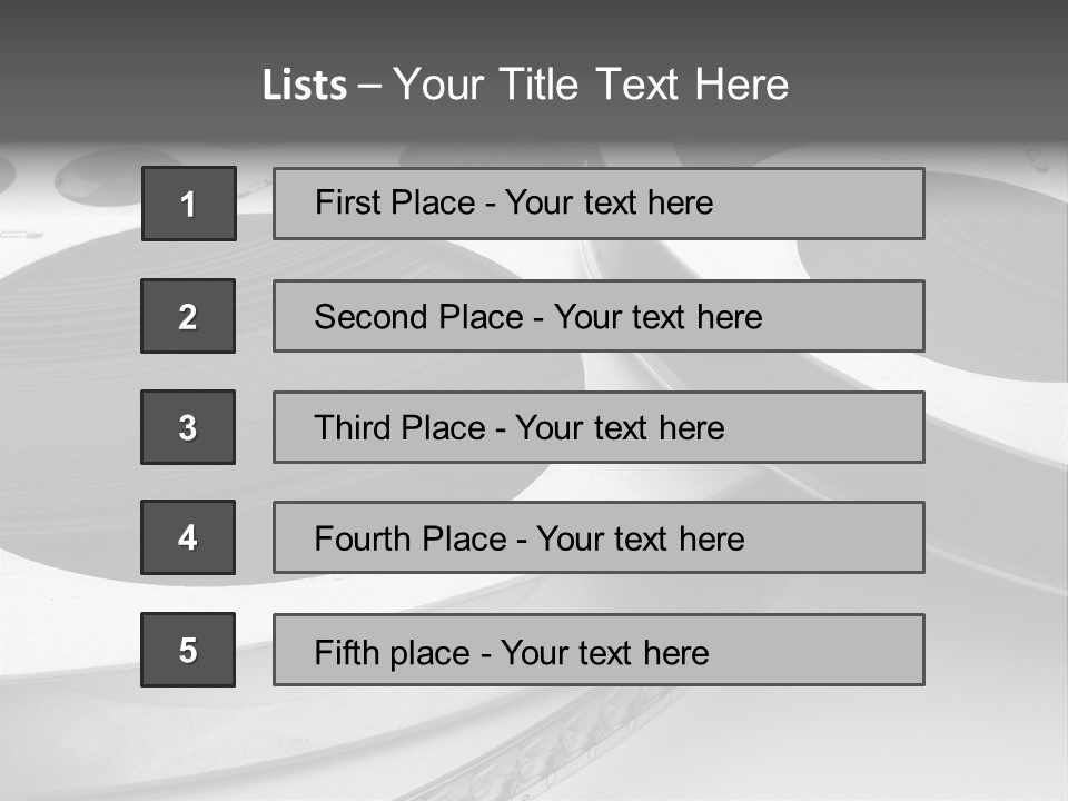 Film Spools PowerPoint Template