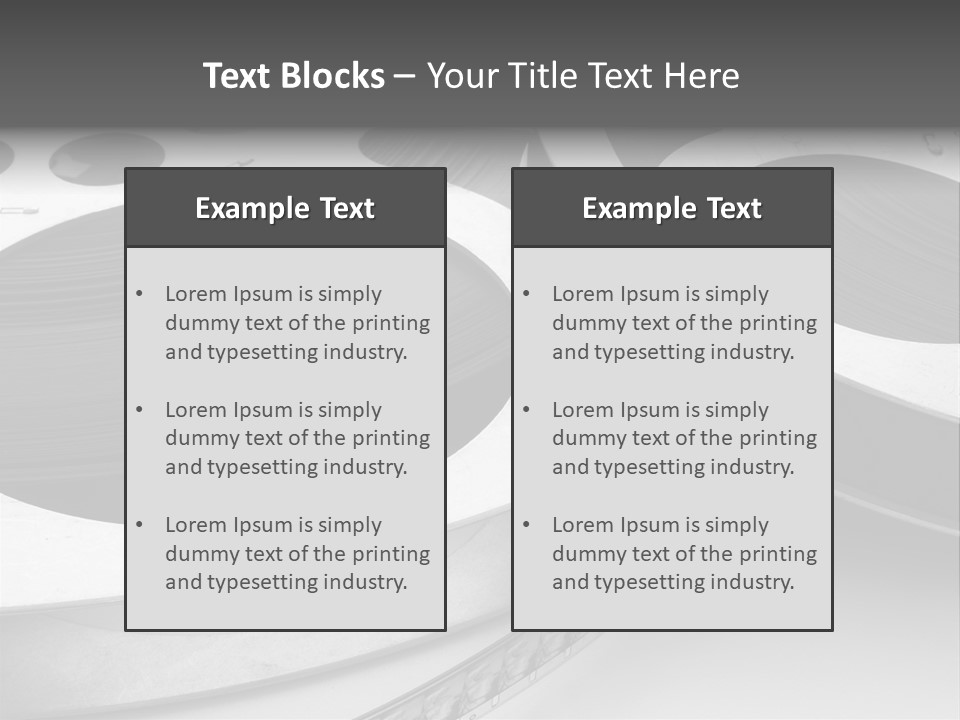 Film Spools PowerPoint Template