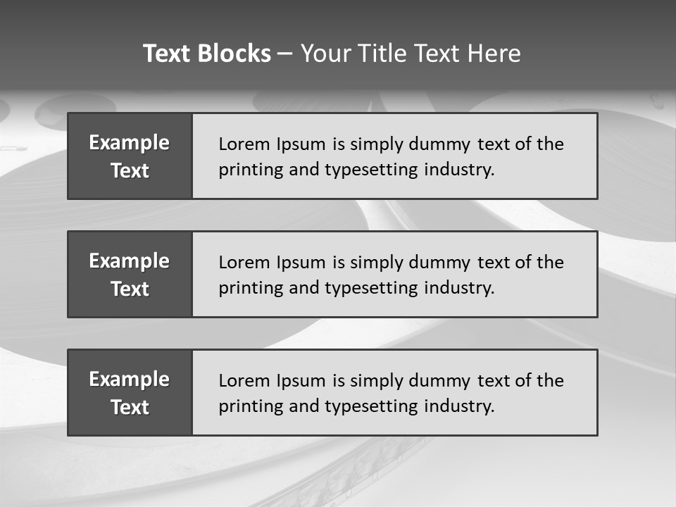 Film Spools PowerPoint Template