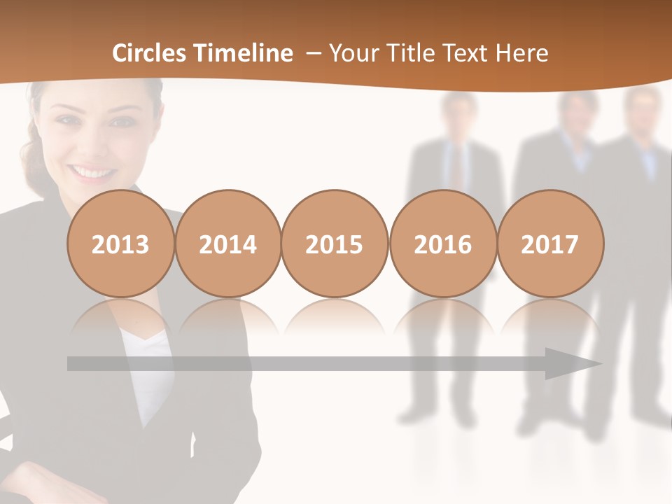 Nice And Attactive Brunette Wearing A Mini And Y Brown Dress PowerPoint Template