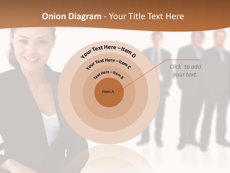 Nice And Attactive Brunette Wearing A Mini And Y Brown Dress PowerPoint Template