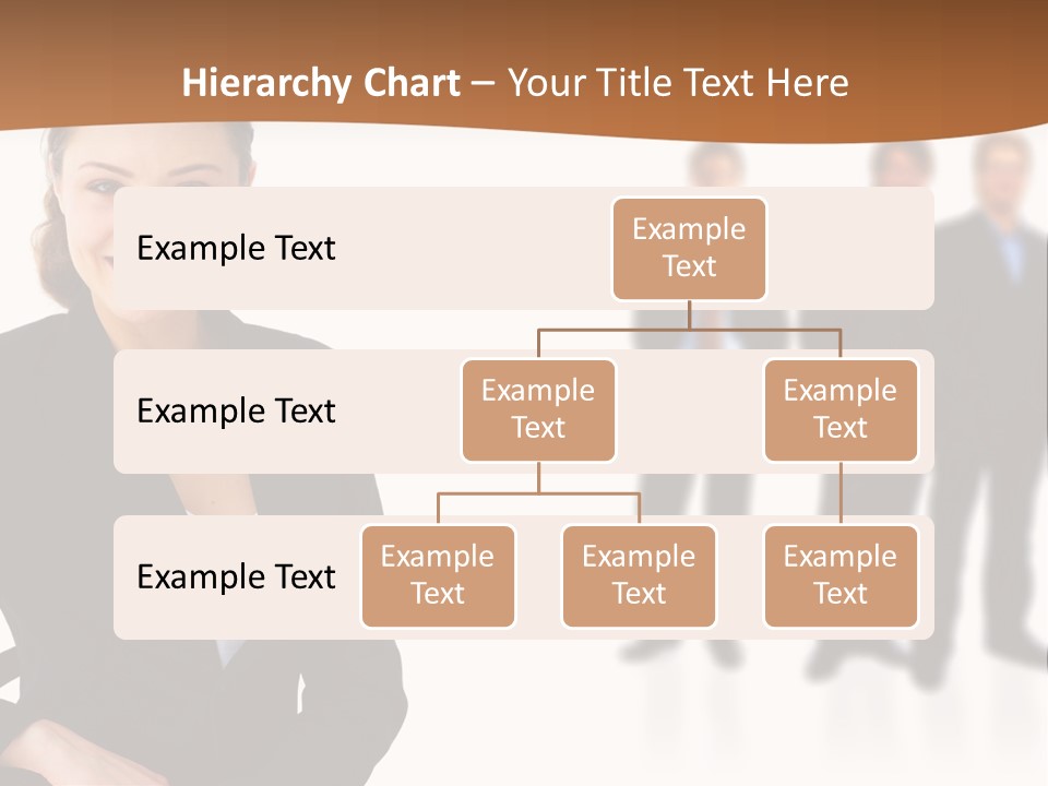 Nice And Attactive Brunette Wearing A Mini And Y Brown Dress PowerPoint Template