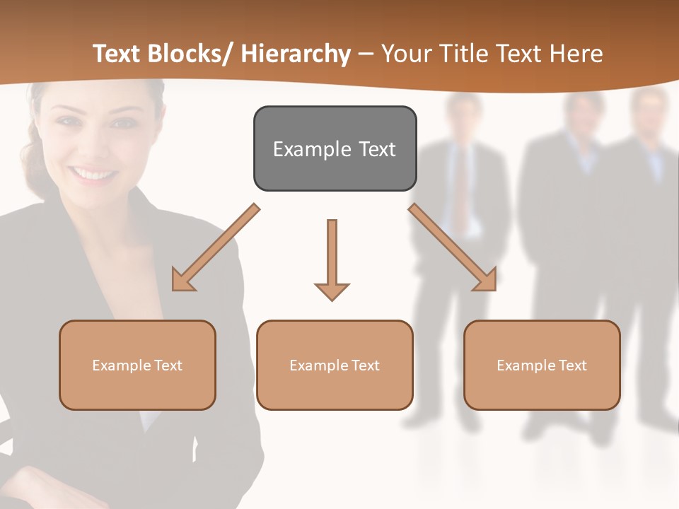 Nice And Attactive Brunette Wearing A Mini And Y Brown Dress PowerPoint Template