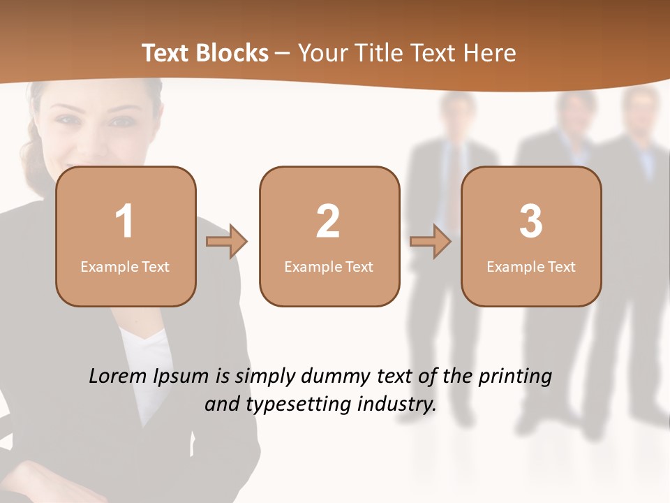 Nice And Attactive Brunette Wearing A Mini And Y Brown Dress PowerPoint Template