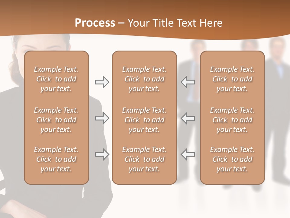 Nice And Attactive Brunette Wearing A Mini And Y Brown Dress PowerPoint Template