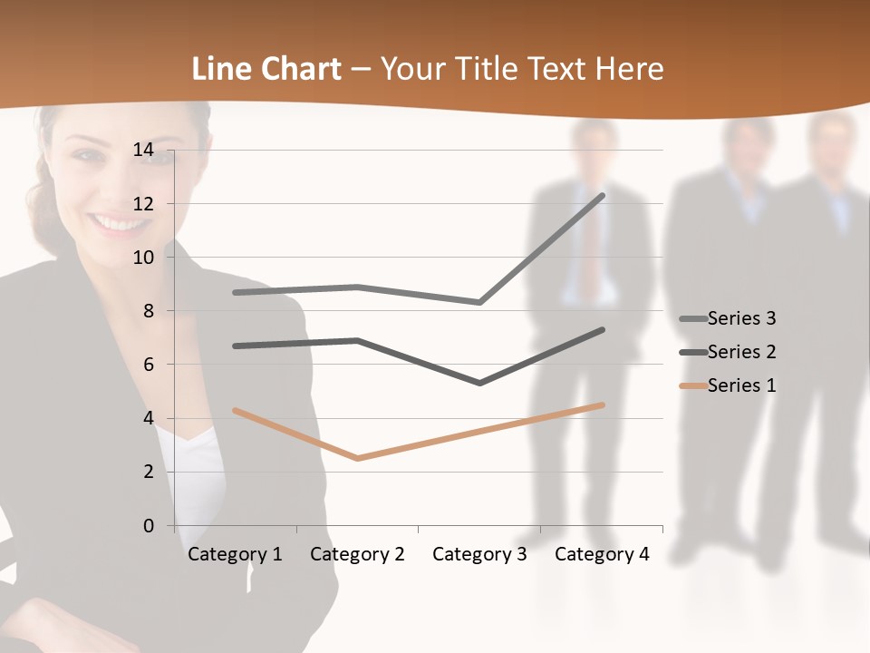 Nice And Attactive Brunette Wearing A Mini And Y Brown Dress PowerPoint Template