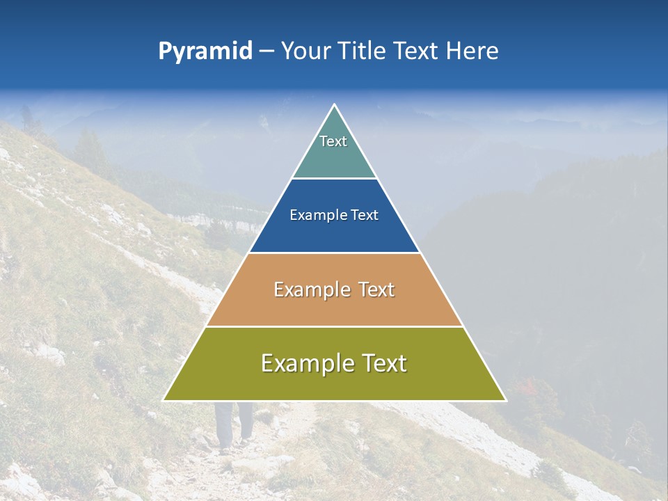 Trekking In The Alps PowerPoint Template