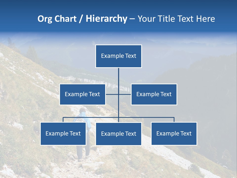 Trekking In The Alps PowerPoint Template