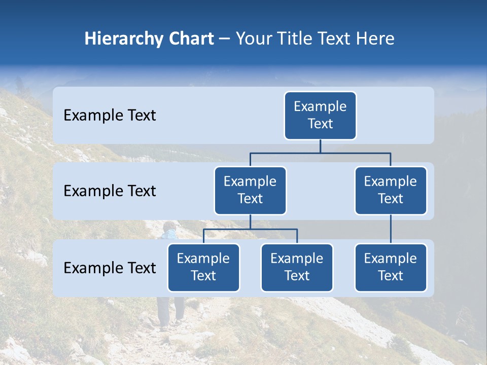 Trekking In The Alps PowerPoint Template