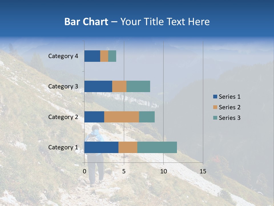 Trekking In The Alps PowerPoint Template