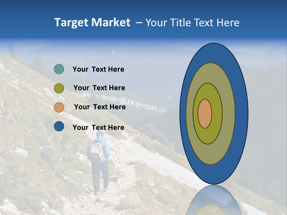 Trekking In The Alps PowerPoint Template