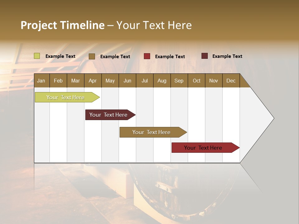 Large Barrels At A Winery In South Australia PowerPoint Template