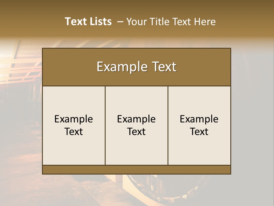 Large Barrels At A Winery In South Australia PowerPoint Template