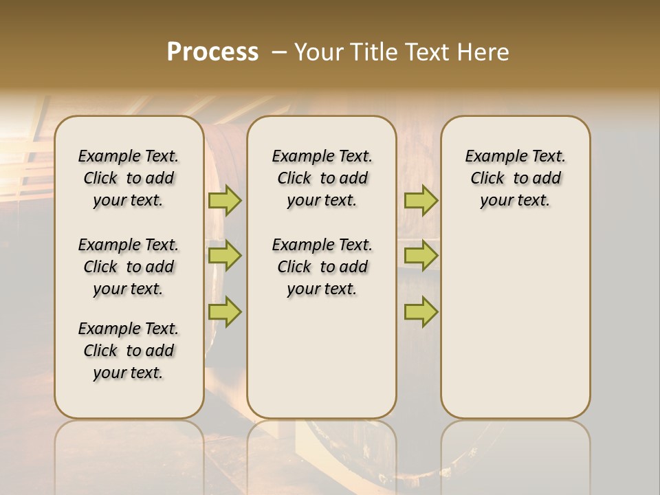 Large Barrels At A Winery In South Australia PowerPoint Template