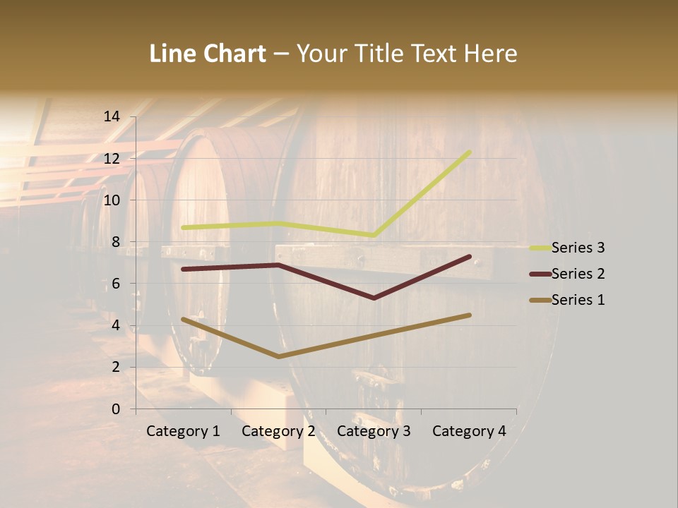 Large Barrels At A Winery In South Australia PowerPoint Template