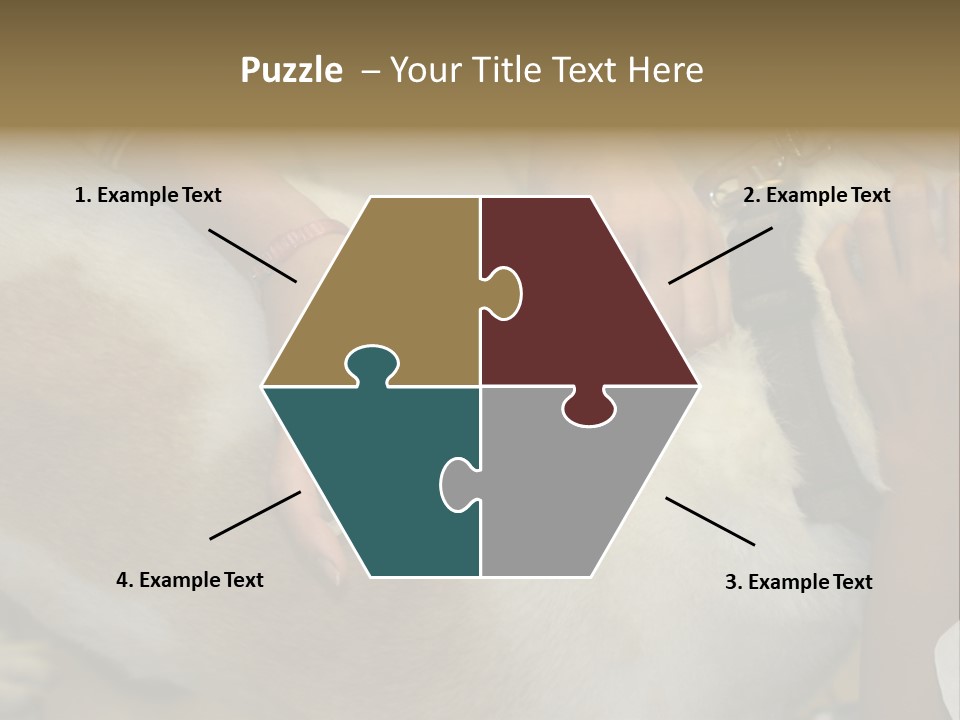 Dog Getting His Immunization Shot PowerPoint Template