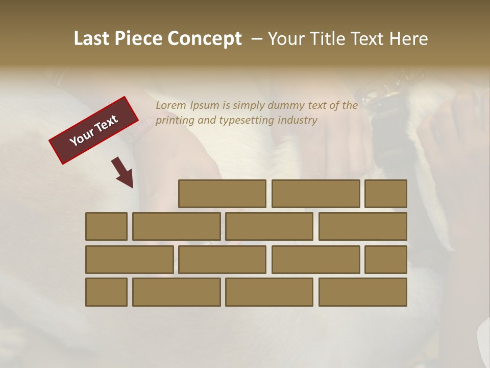 Dog Getting His Immunization Shot PowerPoint Template