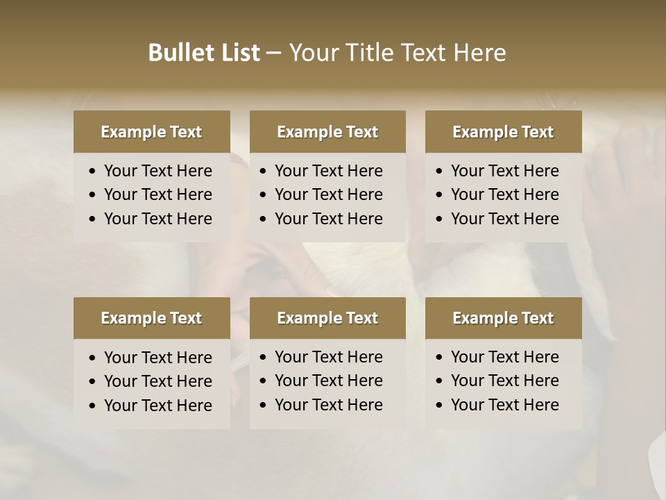 Dog Getting His Immunization Shot PowerPoint Template