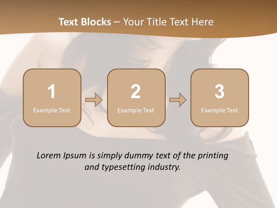 Nice And Attactive Brunette Wearing A Mini And Y Brown Dress PowerPoint Template