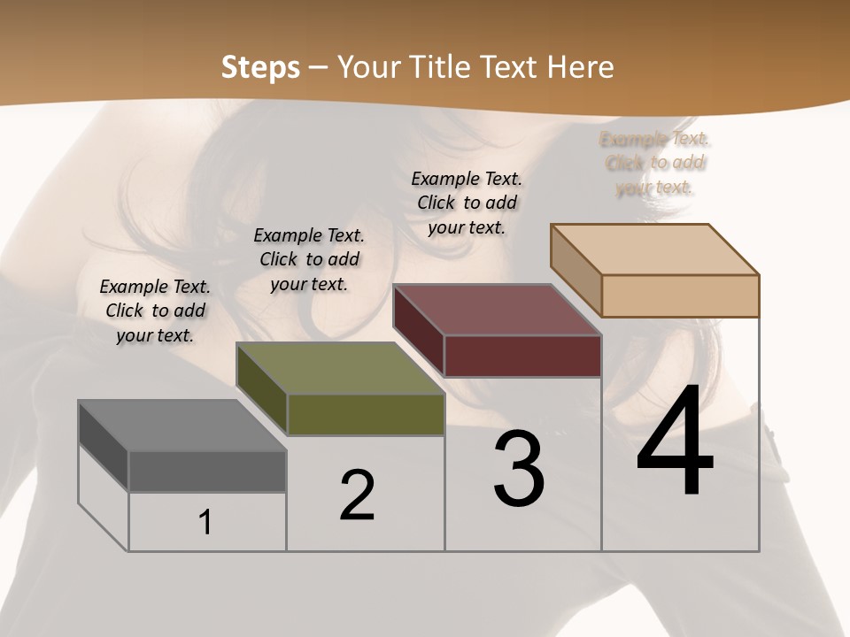 Nice And Attactive Brunette Wearing A Mini And Y Brown Dress PowerPoint Template