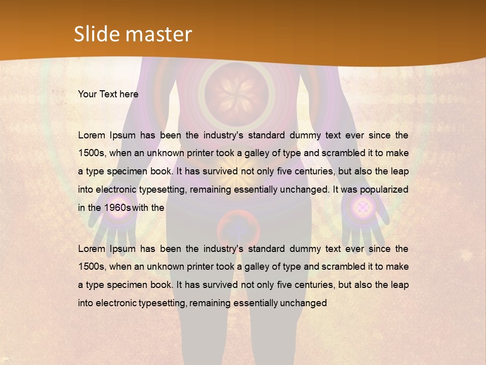 Body Chakras - Healing Energy PowerPoint Template