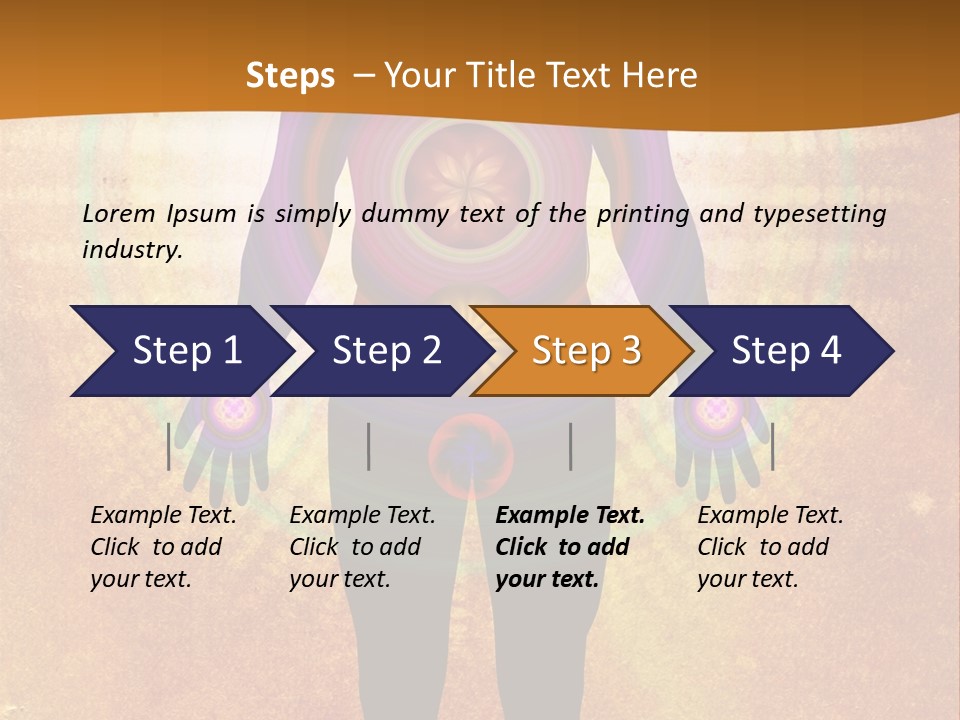 Body Chakras - Healing Energy PowerPoint Template
