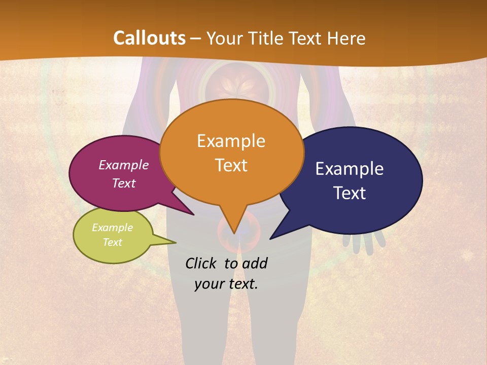 Body Chakras - Healing Energy PowerPoint Template