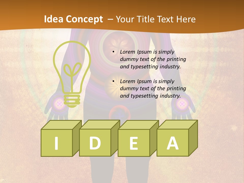 Body Chakras - Healing Energy PowerPoint Template