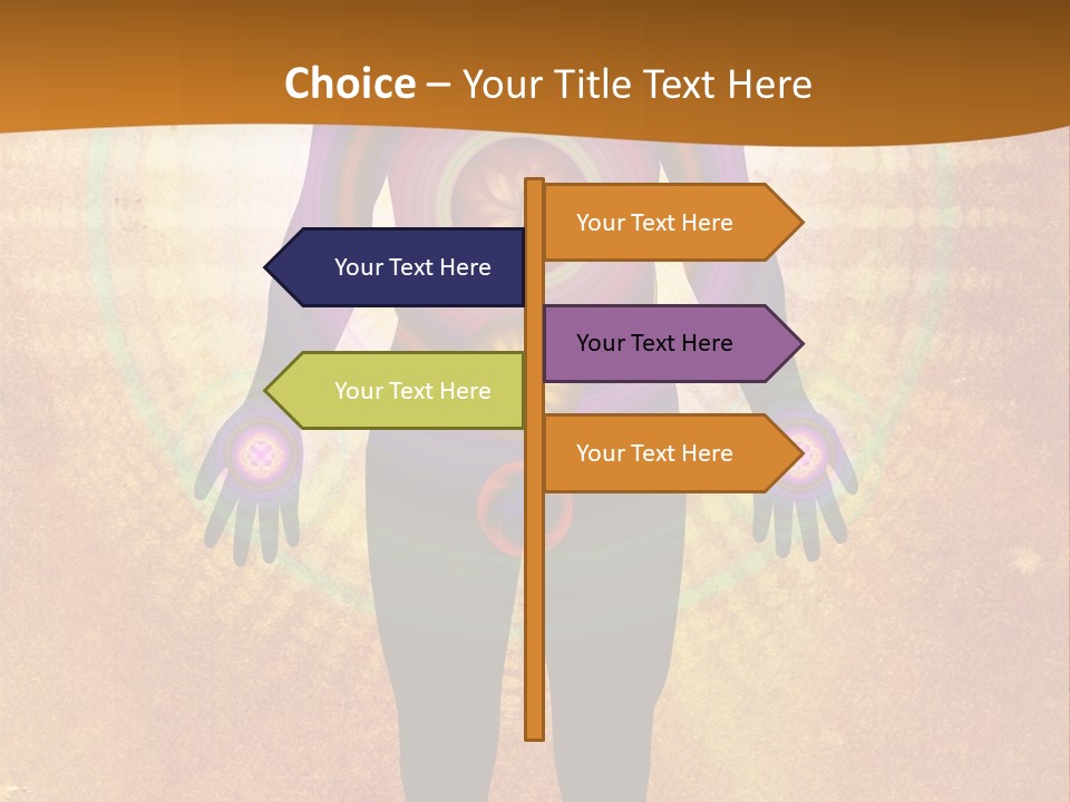Body Chakras - Healing Energy PowerPoint Template