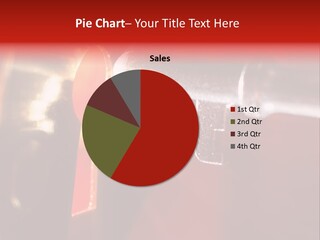 Key & Keyhole With Light Coming From It PowerPoint Template