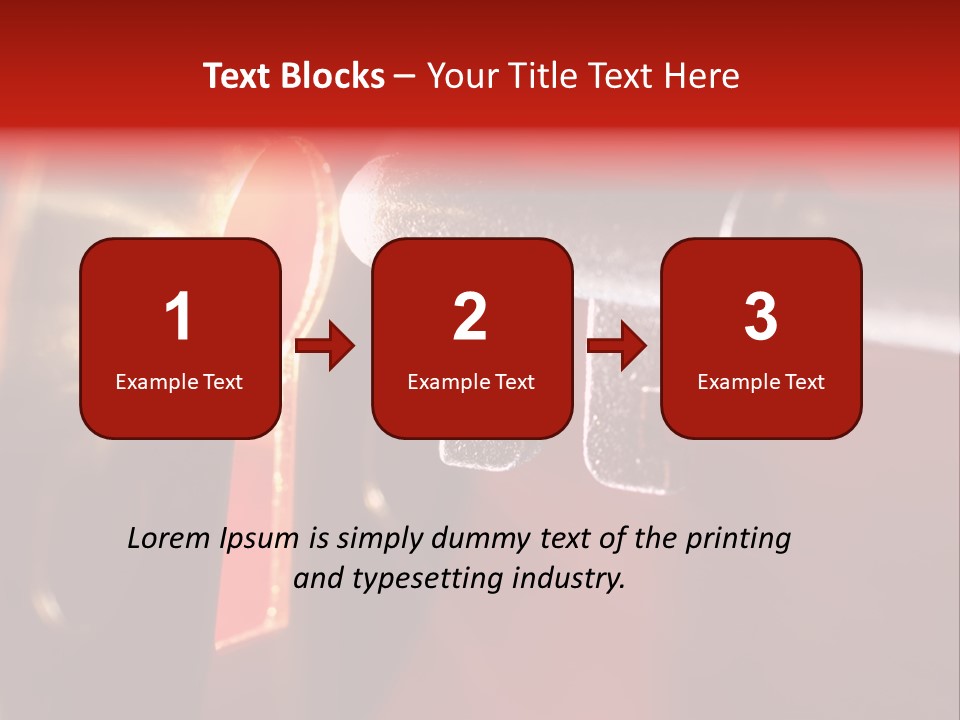 Key & Keyhole With Light Coming From It PowerPoint Template