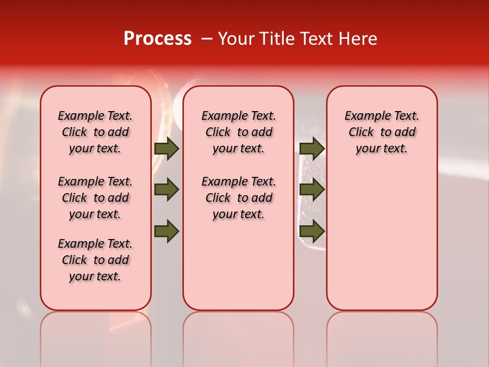 Key & Keyhole With Light Coming From It PowerPoint Template