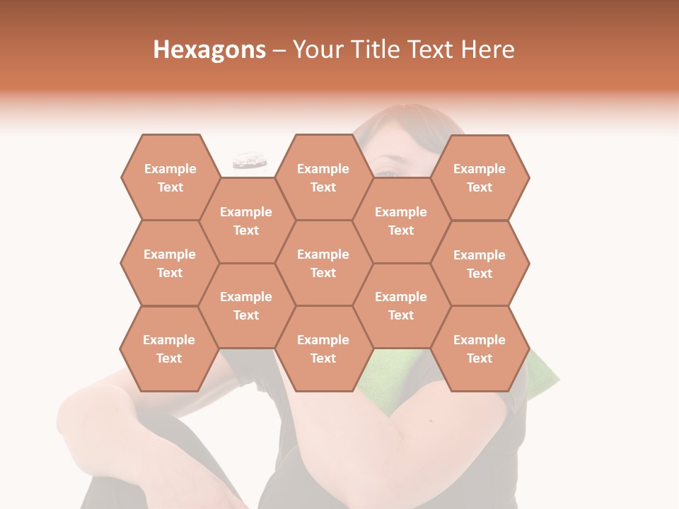 Pretty Brunette Enjoying A Refreshing Drink After Her Workout PowerPoint Template