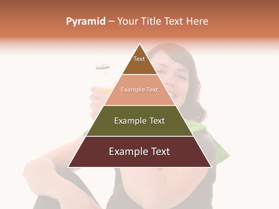 Pretty Brunette Enjoying A Refreshing Drink After Her Workout PowerPoint Template