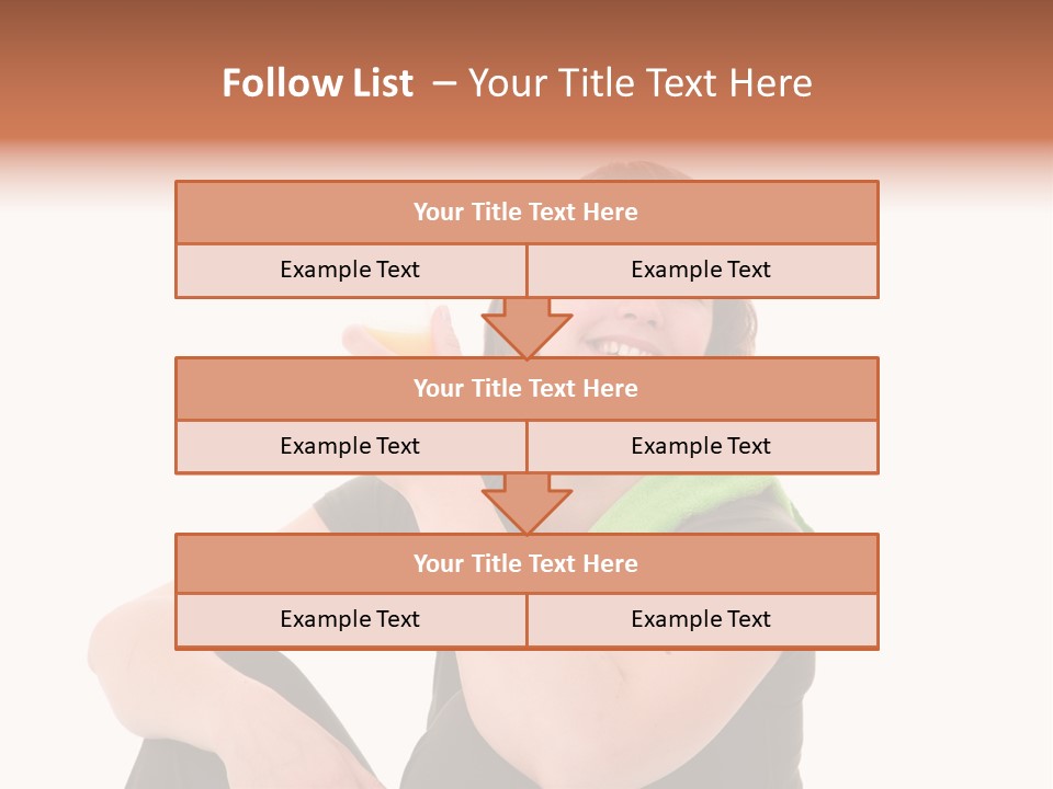 Pretty Brunette Enjoying A Refreshing Drink After Her Workout PowerPoint Template