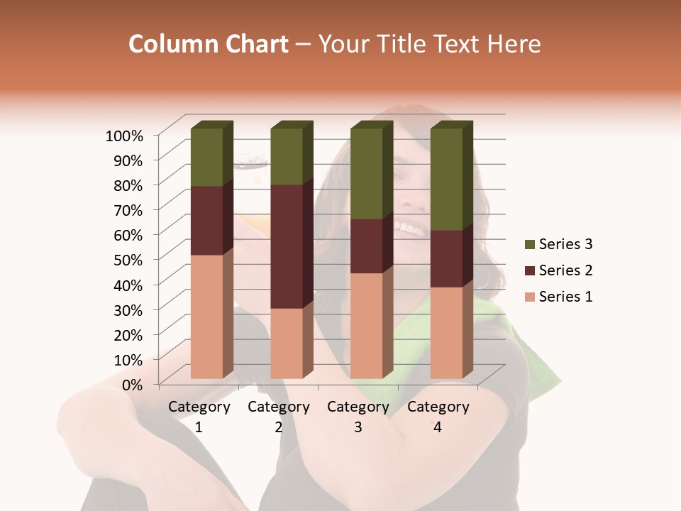 Pretty Brunette Enjoying A Refreshing Drink After Her Workout PowerPoint Template