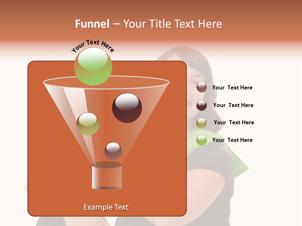 Pretty Brunette Enjoying A Refreshing Drink After Her Workout PowerPoint Template