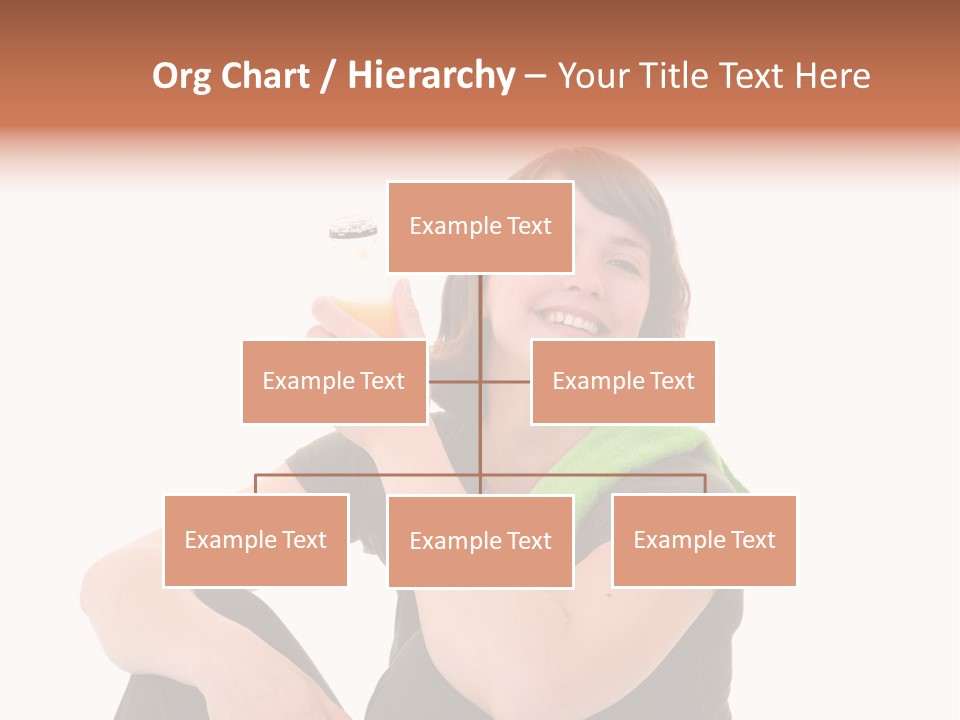 Pretty Brunette Enjoying A Refreshing Drink After Her Workout PowerPoint Template