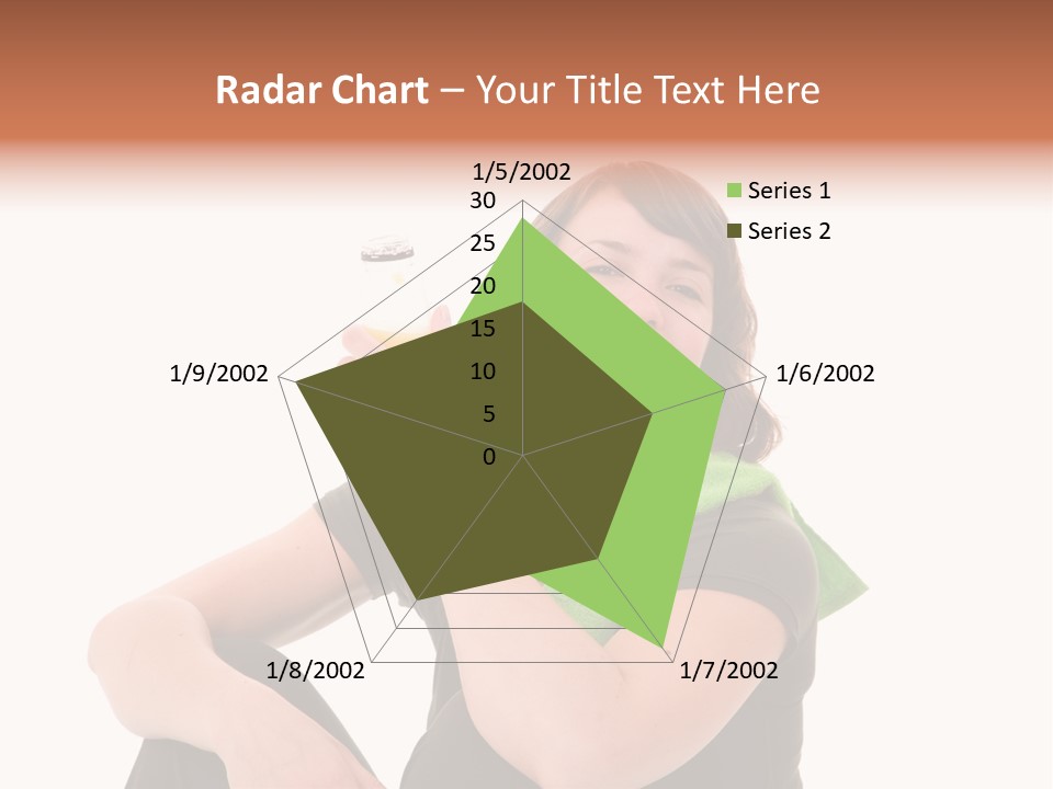 Pretty Brunette Enjoying A Refreshing Drink After Her Workout PowerPoint Template