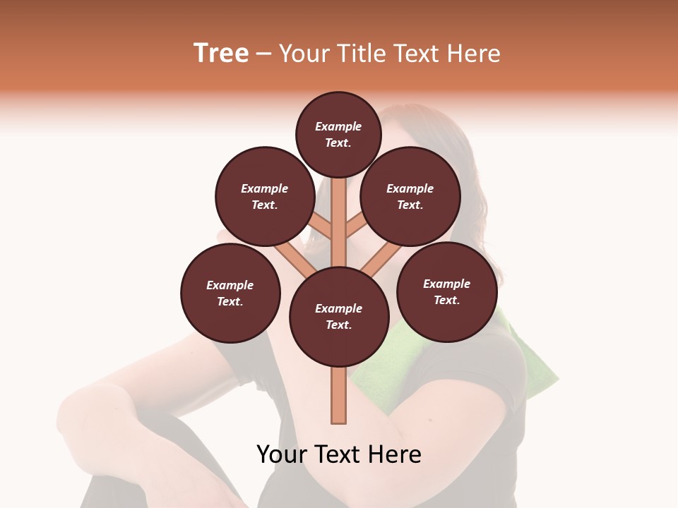 Pretty Brunette Enjoying A Refreshing Drink After Her Workout PowerPoint Template