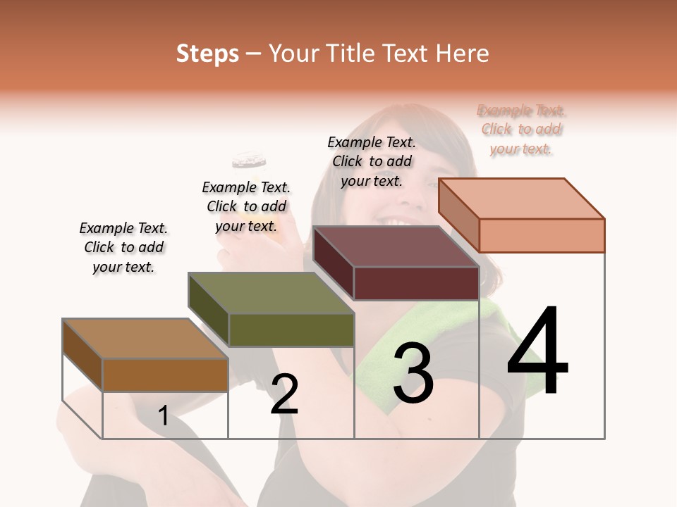 Pretty Brunette Enjoying A Refreshing Drink After Her Workout PowerPoint Template