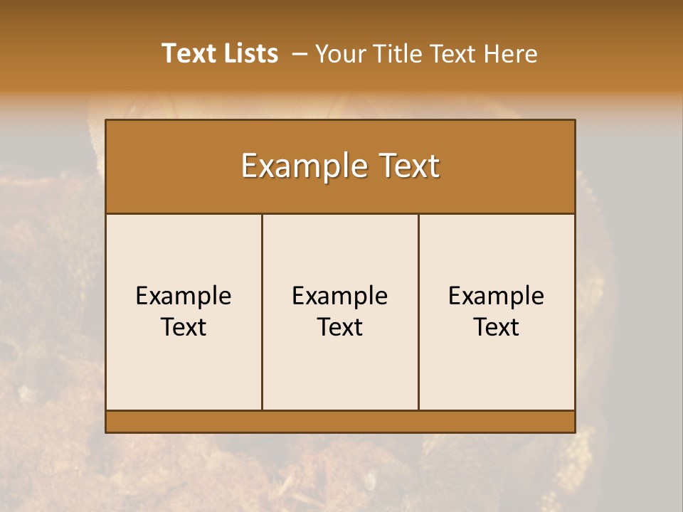 Crested Gecko PowerPoint Template