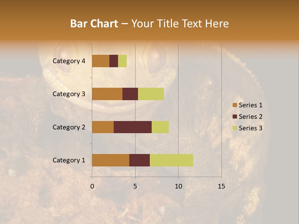 Crested Gecko PowerPoint Template