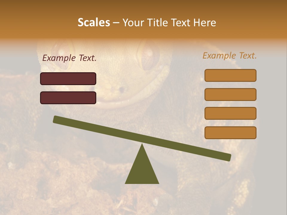 Crested Gecko PowerPoint Template