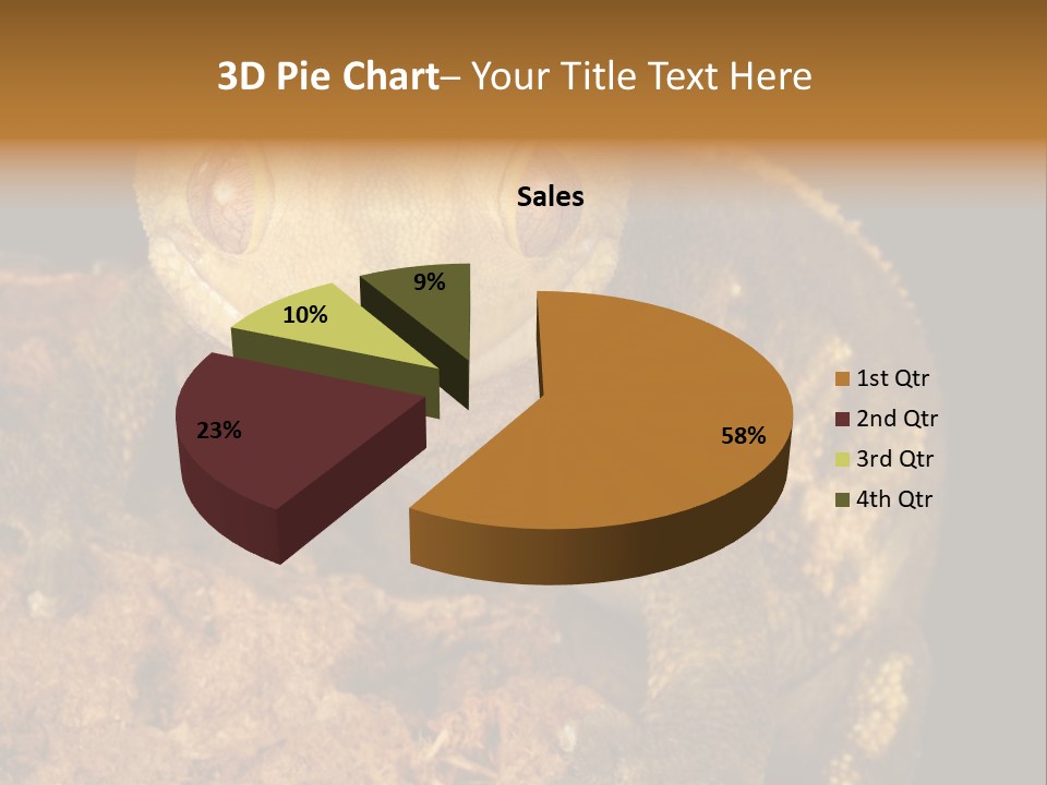 Crested Gecko PowerPoint Template