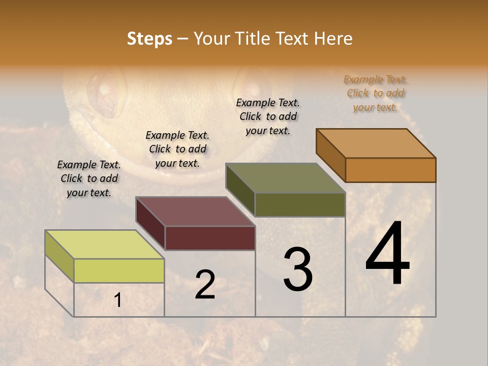 Crested Gecko PowerPoint Template