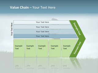 A Woman Running In A Field Of Grass PowerPoint Template