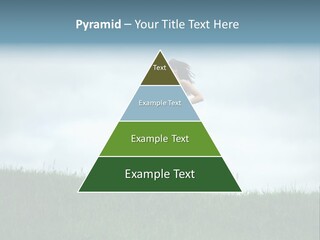 A Woman Running In A Field Of Grass PowerPoint Template